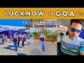 Lucknow to goa   goa vlog part 1  goa vlogs 2024  ashish saini vlogs  baga beach  goa life