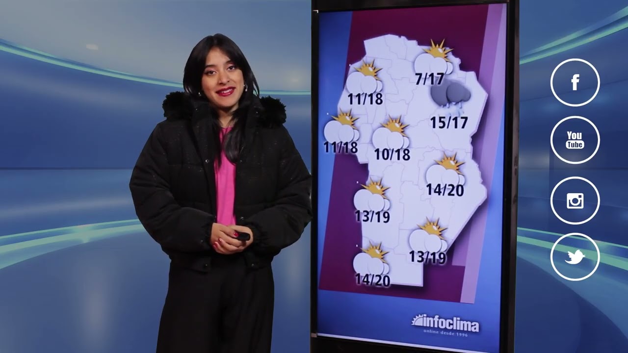 Pronóstico tiempo Córdoba Rocío Araya presentadora