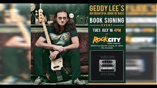Geddy Lee Book Signing @ Rock City Music Company