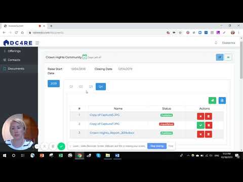 Investor Management Portal DEMO