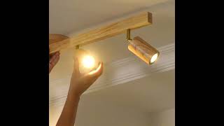 Merlo Wood Track Lighting