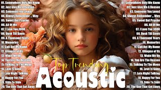 Positive Vibes Music 2024 New Acoustic Songs Cover Playlist🔆 Acoustic Music New Songs to Motivated