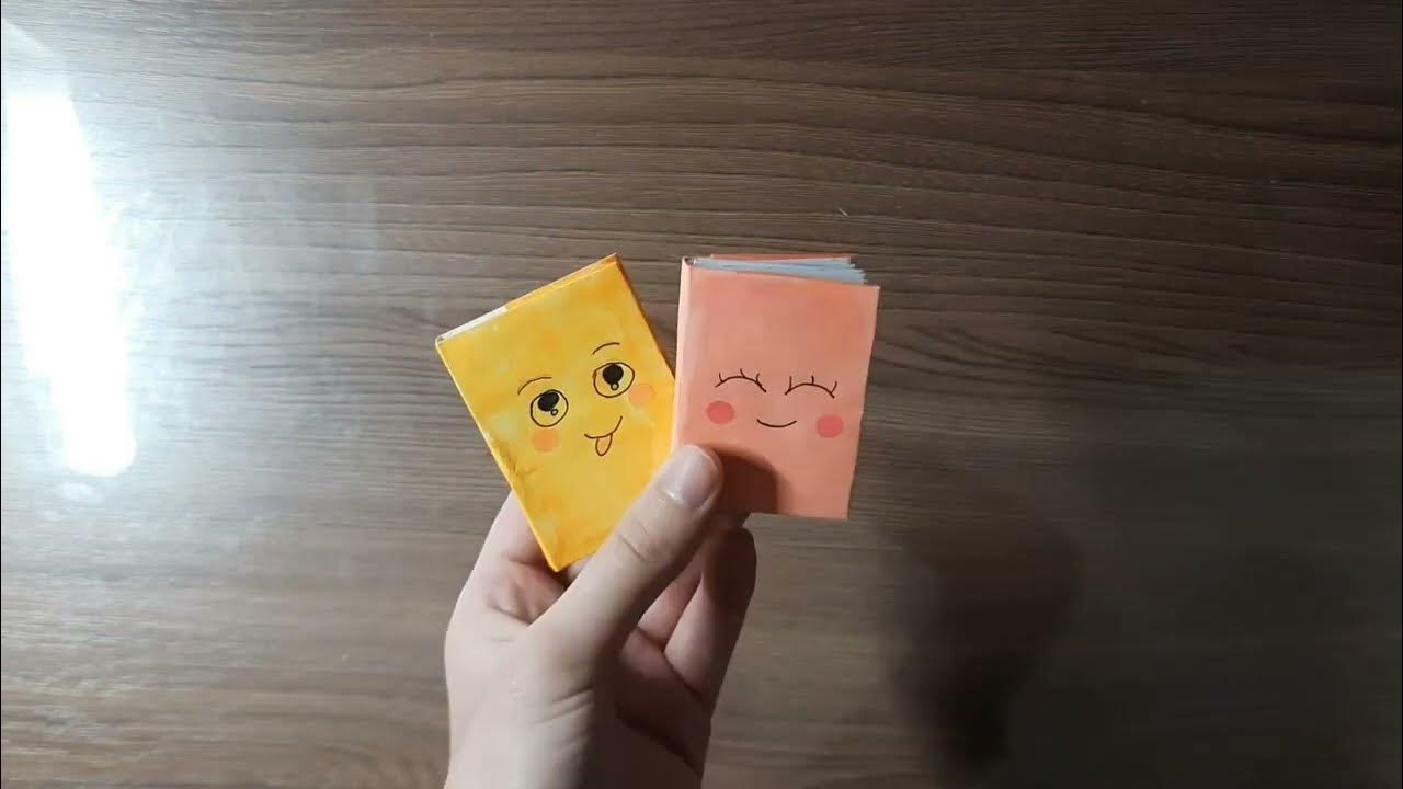 Как сделать из бумаги маленькие блокнотики | Студия DIY. - YouTube