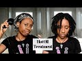 HOT OIL TREATMENT ON DRY DREADLOCKS