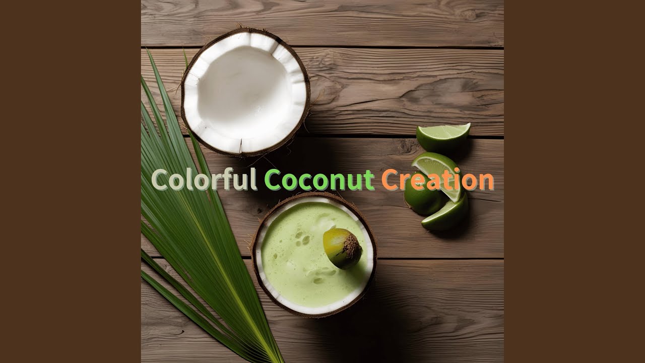 Colorful Coconut Creation