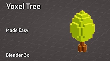 making voxel tree in blender 3x