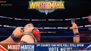 Mixed Match Challenge Asuka & The Miz Vs Alexa Bliss & Braun Strowman