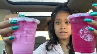 Starbucks Mango Dragonfruit Refresher | Taste Test #starbucksreview