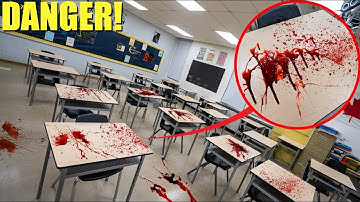 IF YOU SEE BLOOD IN A CLASSROOM, RUN! (It’s NOT SAFE)