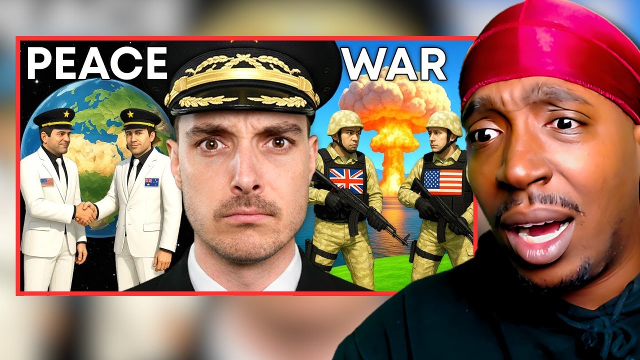 THIS PROVES VIDEO GAMES ARE FAKE NEWS...100 Players Simulate World War in GTA (AMERICAN REACTS)