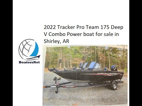 2022 Tracker Pro Team 175 Deep V Combo Power boat for sale in Shirley, AR. $42,000. @BoatersNetVideos