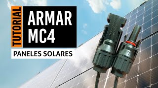 CÓMO ARMAR CONECTORES MC4 para PANELES SOLARES? ☀️ (muy sencillo)  guía de conexión paso a paso!