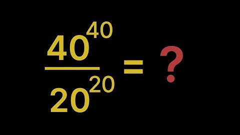 ❌No Calculator Required❌| A Nice Exponent Math Problem| Math Olympiad