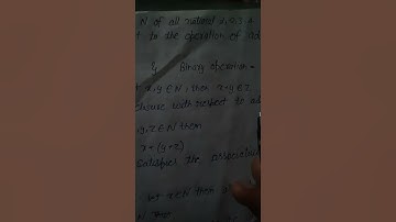 Show that the set N of all Natural No.1,2,3,4.. is a group with respect to the operation of addition