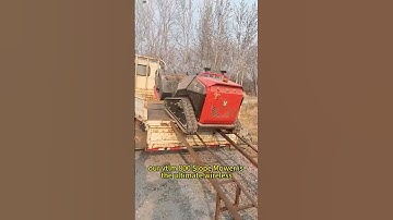 Remote control track-mounted multitask vehicle for sale online with best price #lawnmowingbusiness