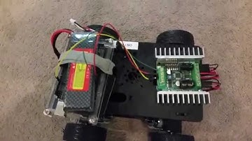 Servocity Runtrover and Sabertooth motor controller test - Robot Version 2