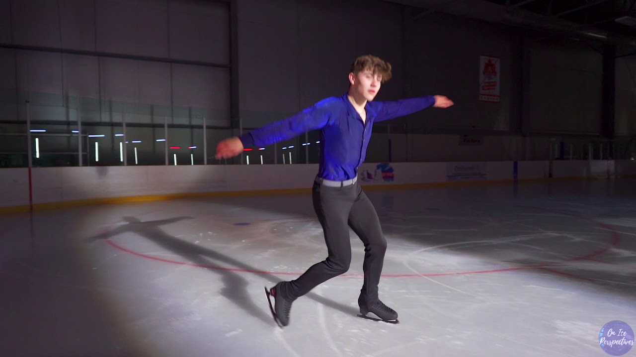 Roman Sadovsky's footwork sequence filmed by On Ice Perspectives - YouTube