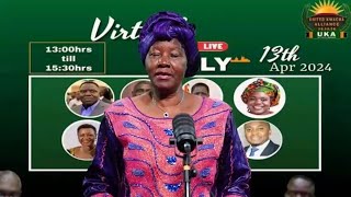 Edith Nawakwi Speaking at UKA Virtual Rally ~ HH and his friends are thieves