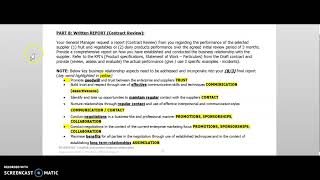 PART B/3: Your Final Report (Contract Review)