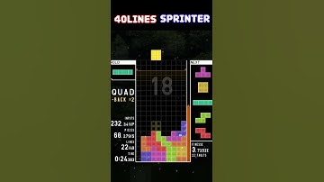 [TETR.IO] SS rank. Just a game of Tetris. 40Lines Sprinter. #91
