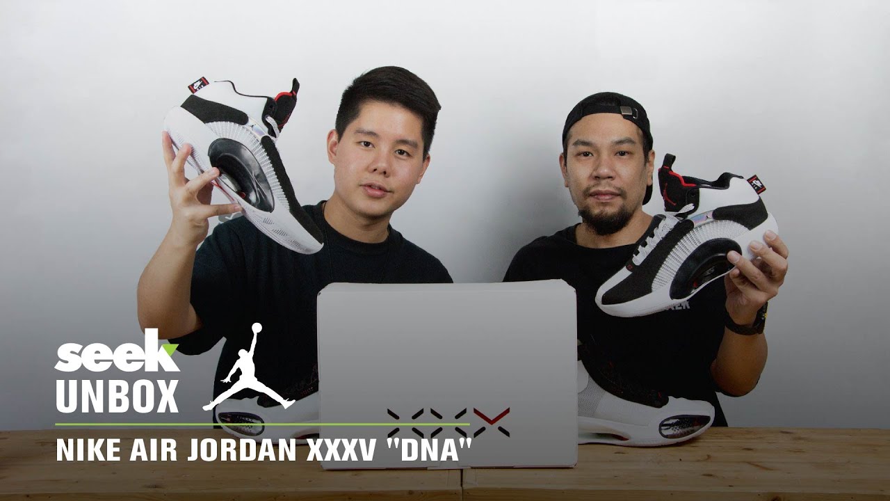 Seek Unbox Review Nike Air Jordan Xxxv Dna Vs Air Jordan Xxxiv Thai Youtube