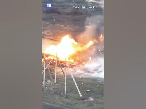 Ukraine $500 drone destroys Russian tank near Avdiivka