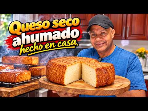 Smoked dry cheese