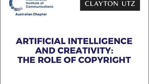 Artificial Intelligence and Creativity – The Role of Copyright