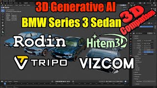 3D Generative AI Showdown - BMW Series 3 Sedan 2025 case study #3dgenerativeai #cardesign #car