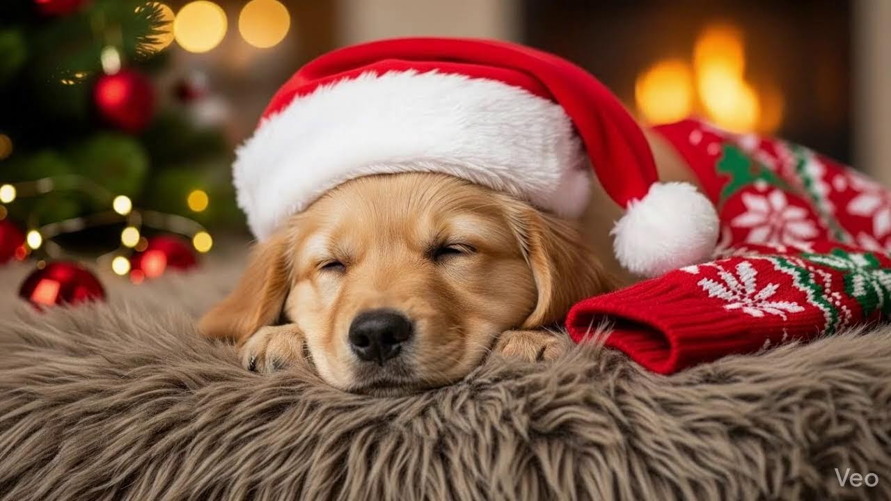 Dog Sleep Music 12 Hours 🐶💖 Anti-Separation Stress Relief & Comforting Christmas Calm 🎄