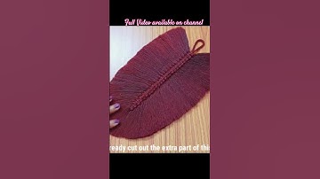 Macrame Leaf Wall Hanging | DIY #diy #shorts #ytshorts