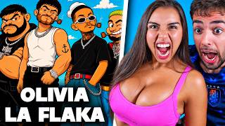 REACTION to OLIVIA LA FLAKA - NATANAEL CANO, TITO DOUBLE P, VICTOR MENDIVIL and OVI