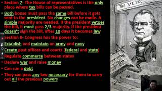 Government- Week 9- Article 1 Sections 5 - 10