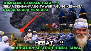 JOMBANG BERGEMA! umat Hindu Jawa gelar upacara sembahyang tawur agung kesanga semangatnya luar biasa