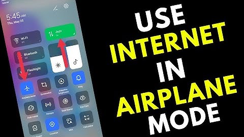 How to Use Mobile Data in Airplane Mode   How to Use Internet in Flight Mode