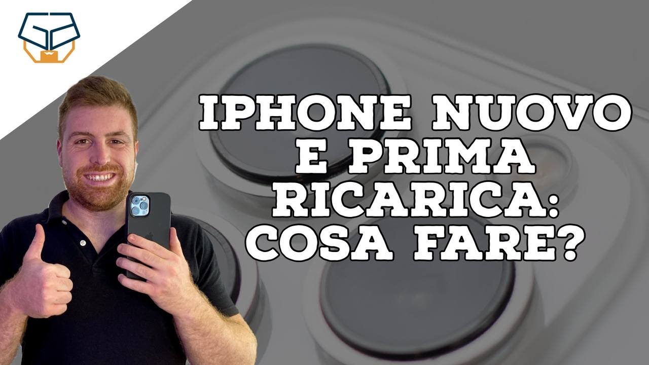 iPhone nuovo e prima ricarica: cosa fare? - YouTube