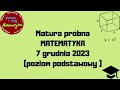 #25 Matura próbna matematyka 2023 grudzień Dany jest sześcian 𝐴𝐵𝐶𝐷𝐸𝐹𝐺𝐻 o krawędzi długości 5
