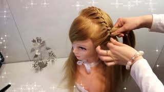 Прическа на длинные волосы – красивые прически на каждый день (детские причёски на выпускной вечер)