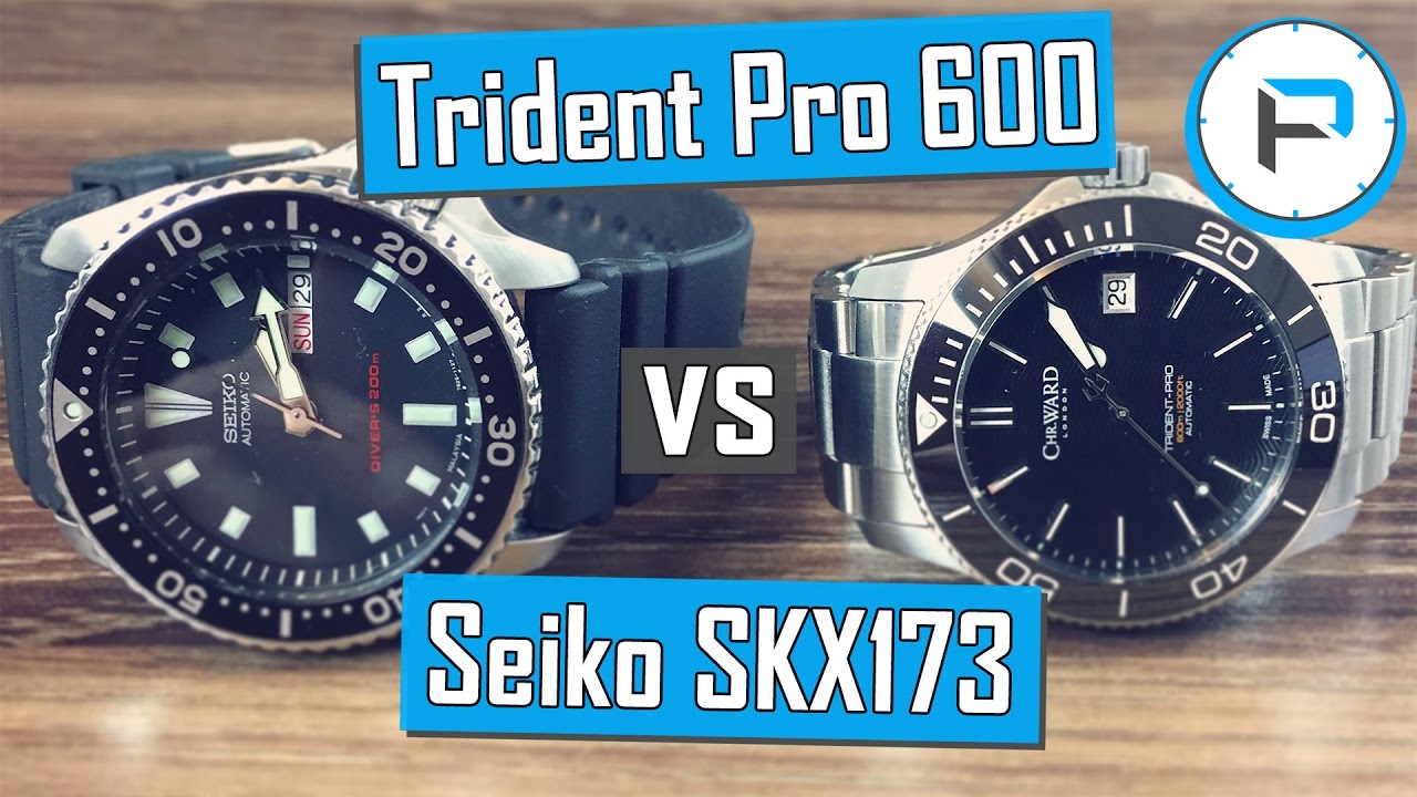 Christopher Ward Trident Pro 600 vs Seiko SKX173 - Top Diver Under $1000 -  YouTube