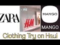 Zara| h&amp;m| Mango| Clothing Try on haul| South African youtuber