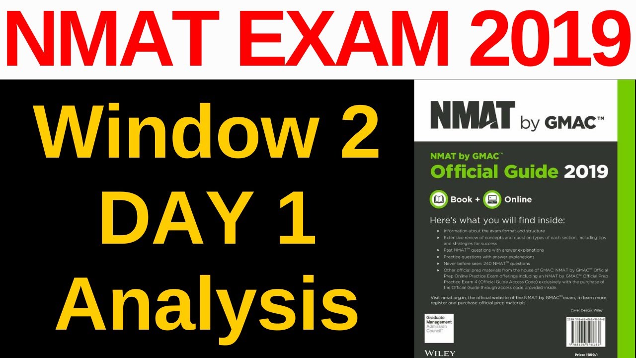 NMAT Exam Window 2 Analysis [Window 2 Day 1] Must Watch Before Exam