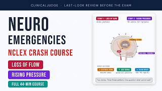 Neurological Emergencies NCLEX Crash Course | Stroke, ICP, Seizures, Spinal Cord | Last-Look Review