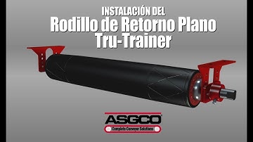 ASGCO Tru Trainer Flat Return Idler-Spanish