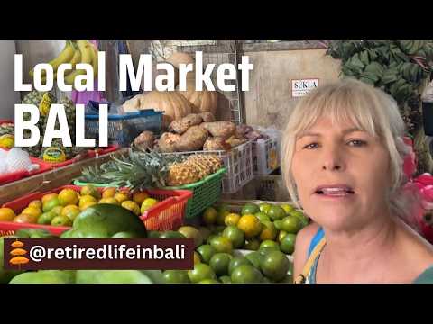 Shopping LOCAL BALI MARKET; While Being Filmed for Business Insider