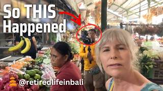 Filmed for a Cost of Living Series They Followed Me to the Local Bali Market