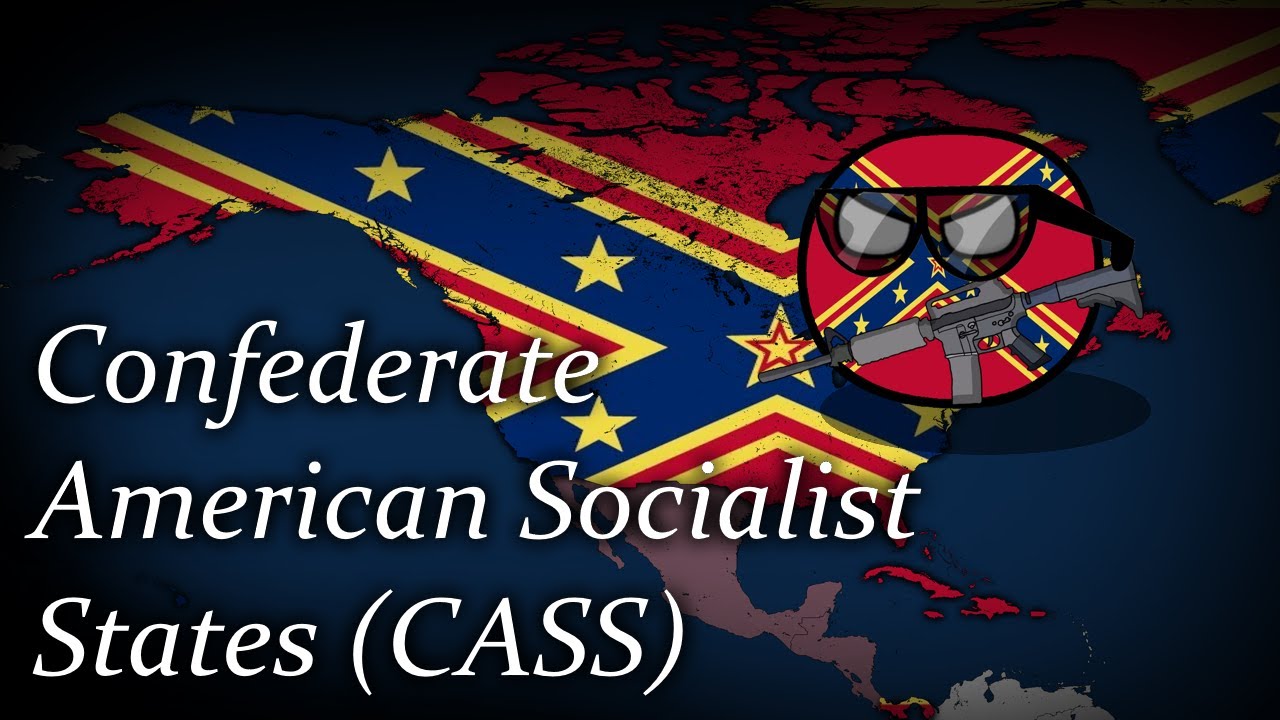 Confederate American Socialist States (CASS) | Mapping Speedart - YouTube