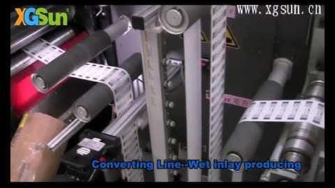 XGSun RFID Wet inlay producing