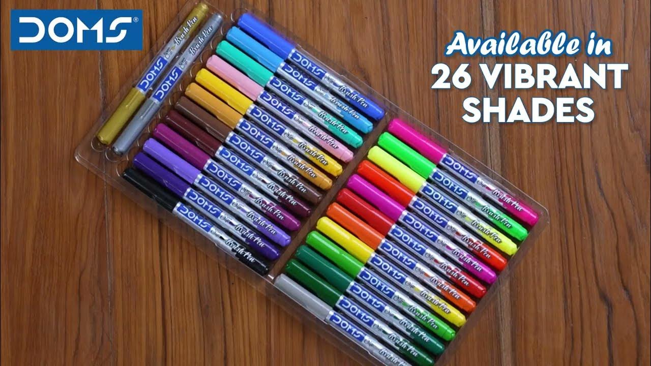DOMS BRUSH PEN  DOMS brings a whole new range of Brush Pens with