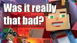 A video essay about Minecraft: Story Mode  Part 1