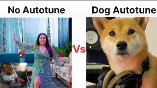 Dog Autotune Vs No Autotune Music 🎵 / Singers / Funny 🤣 / System Wala.